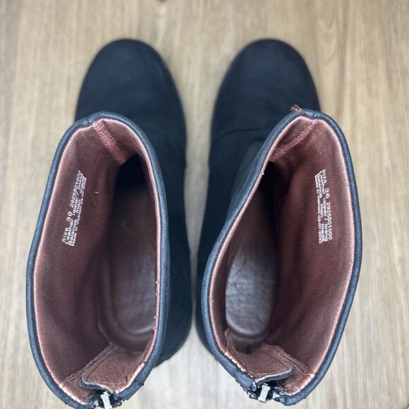 Dansko Womens 36 US 5.5-6 Boots Brianne Waterproof Leather Black Bootie 7766 - Picture 7 of 9